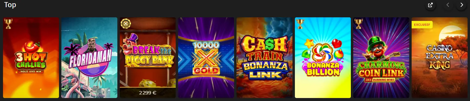 jexu casino au Casino Extra