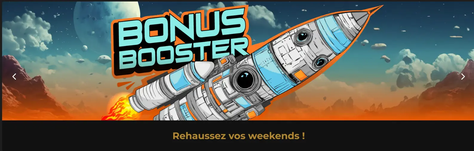 bonus booster au Casino Extra