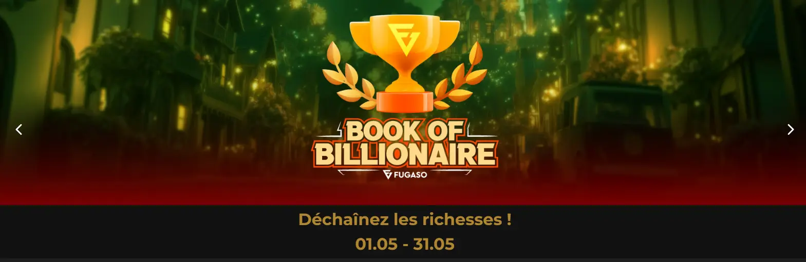 book of billionaire au Casino Extra